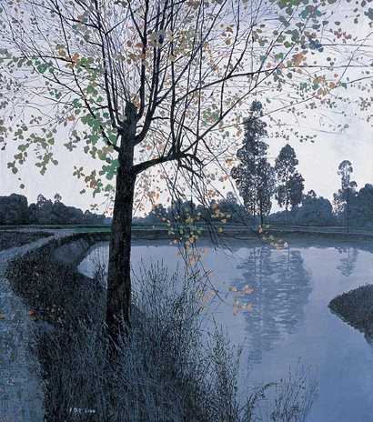 王龙生 2004年作 一棵小白杨